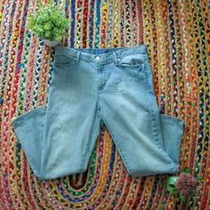 Calvin Klein Light Wash Crop Jeans